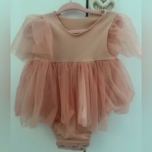 One piece reverie threads tulle size 6-9 months NWIT